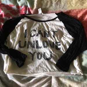 Forever 21 Long Sleeve Crop Top